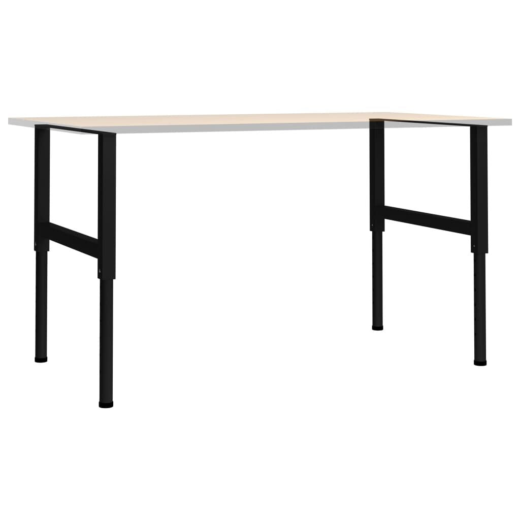 Metal Frame Set of 2 Black Powder-coated metal Adjustable