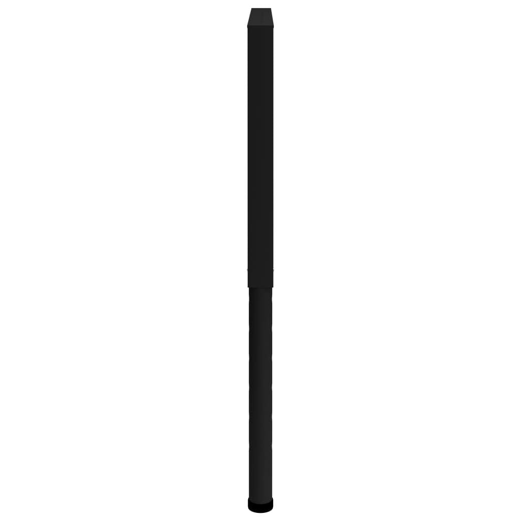 Metal Frame Set of 2 Black Powder-coated metal Adjustable