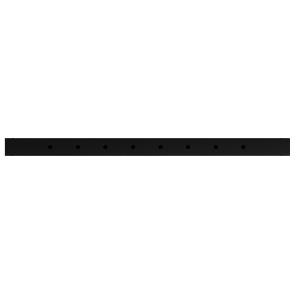 Metal Frame Set of 2 Black Powder-coated metal Adjustable