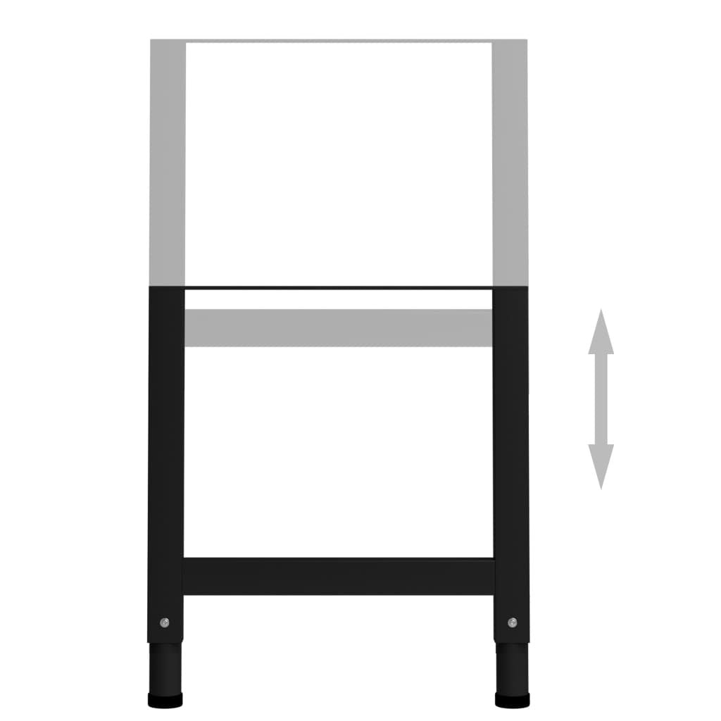 Metal Frame Set of 2 Black Powder-coated metal Small