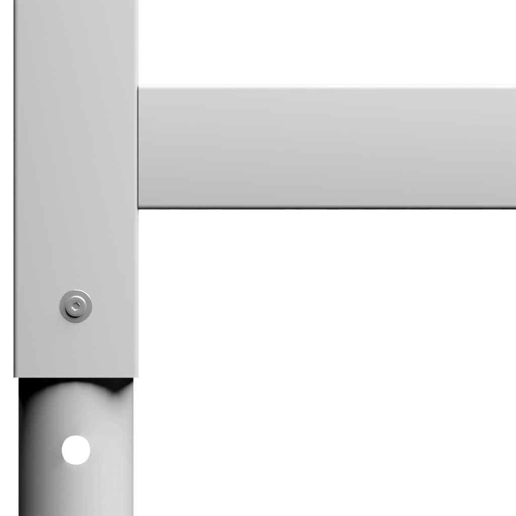Metal Frame Set of 2 Grey Metal Adjustable Height