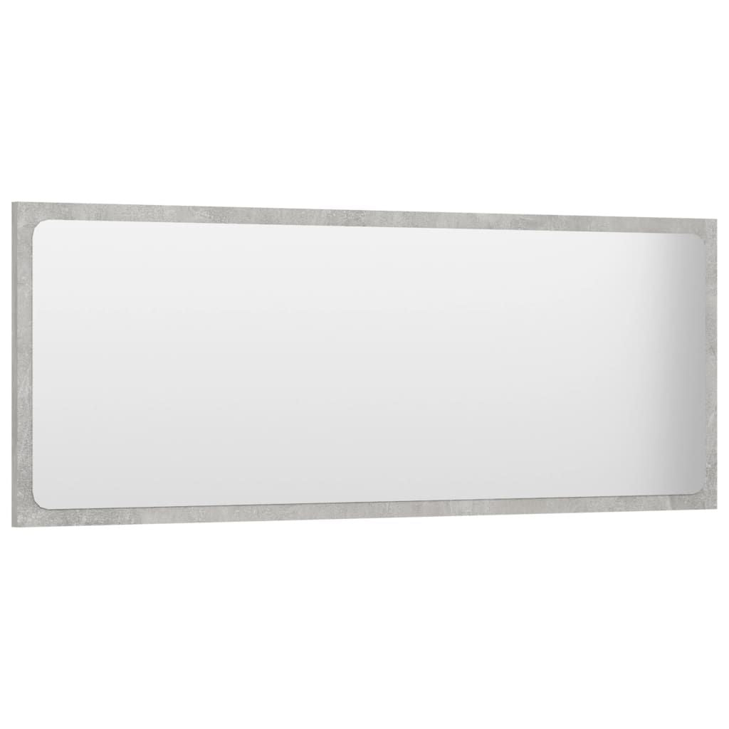 Mirror Concrete grey Engineered wood, acrylic 39.4 in x 14.6 in