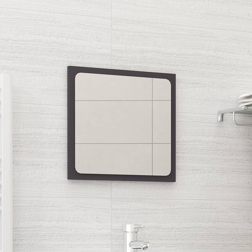 Mirror Gray Engineered wood and acrylic Medium Mirror