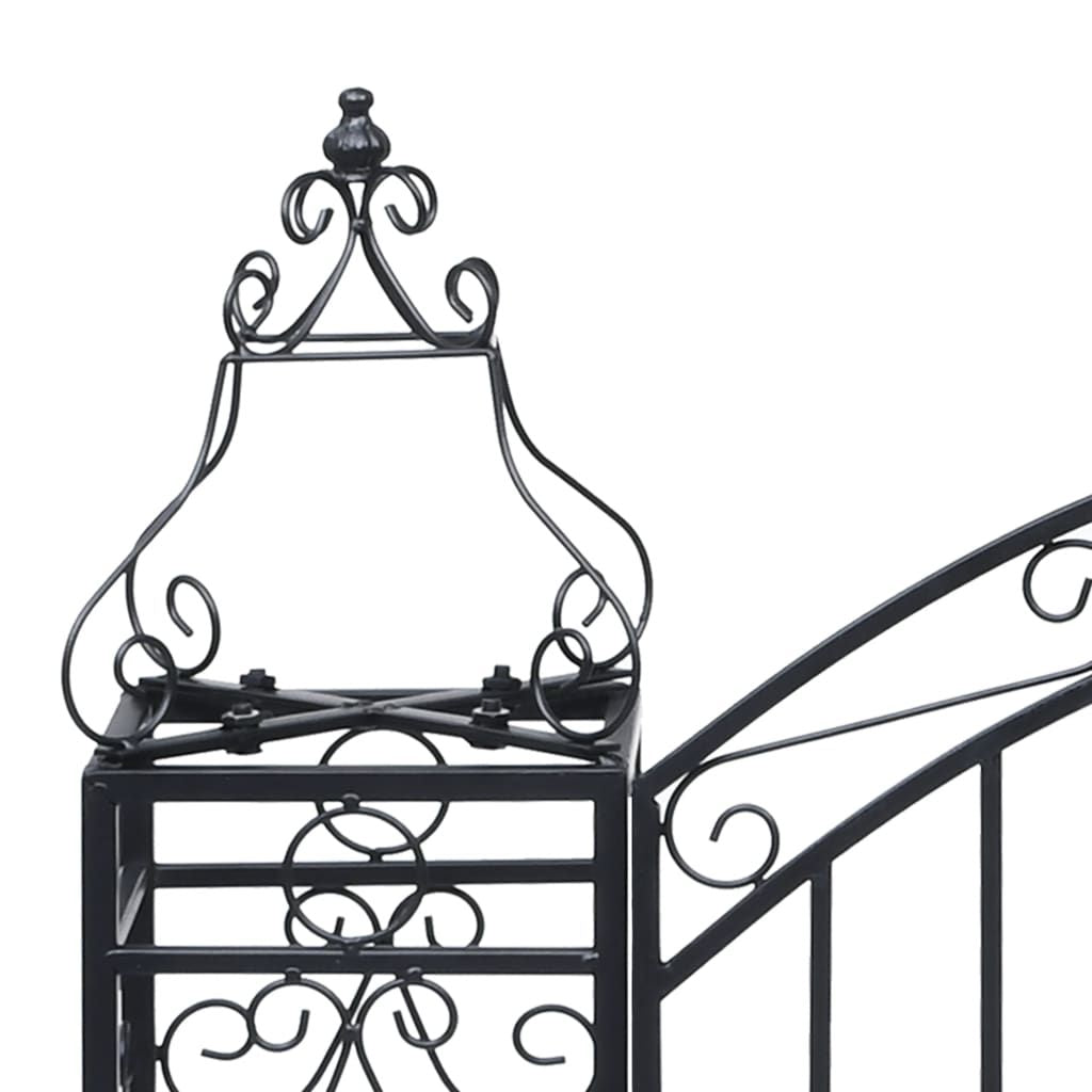 Ornamental Garden Gate Wrought Iron 48"x8.1"x39.4