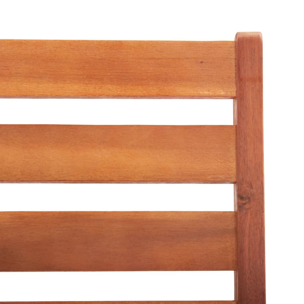 Outdoor Chair Set of 4 Natural wood Acacia wood