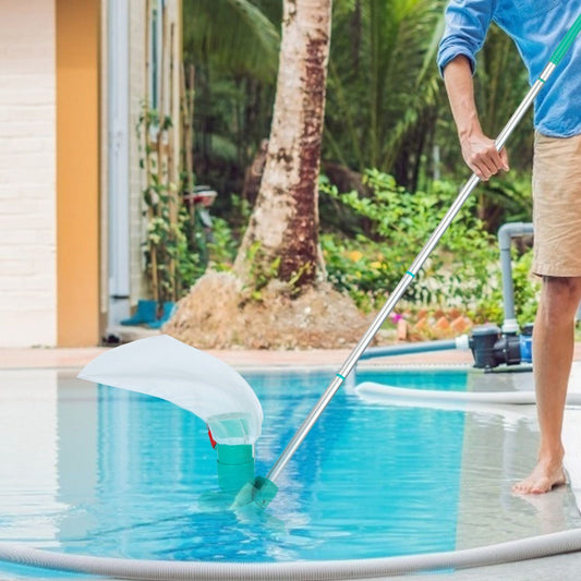Outdoor Pool Vacuum Cleaning Kit Clean Pool Bottoms Net Pool Filter Swimming Pool Vacuum Cleaner Set Cleaning Skimmer Pool Tool