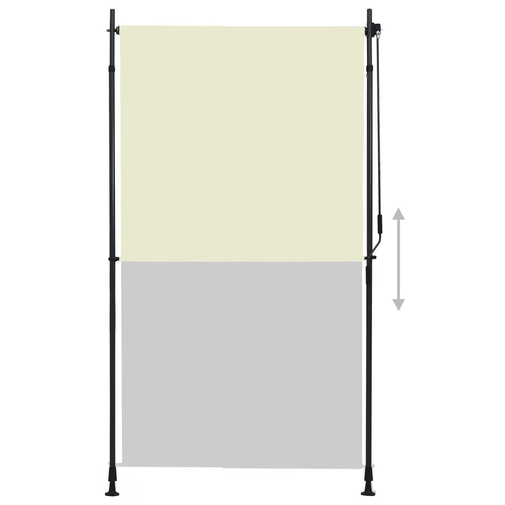 Outdoor Roller Blind 47.2"x106.3" Cream