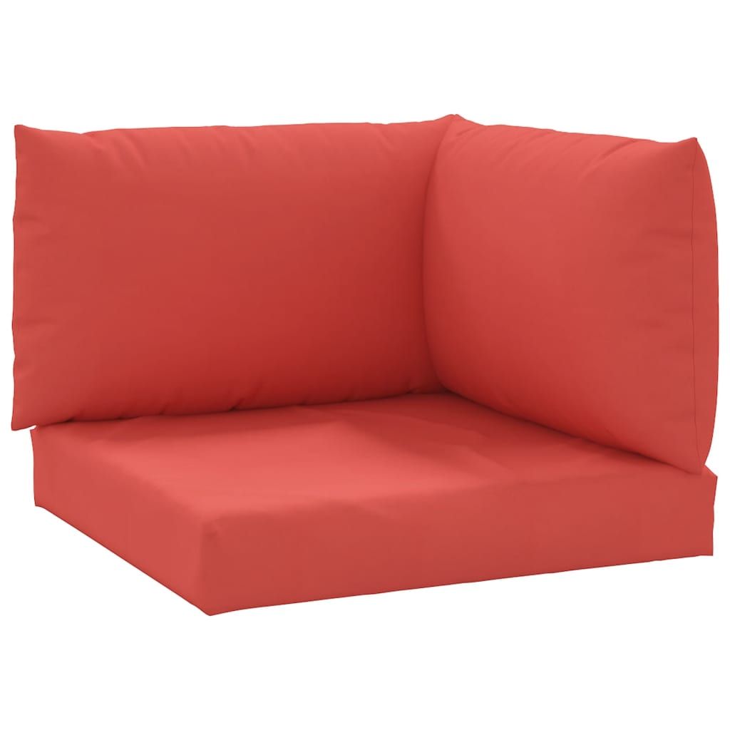 Pallet Cushions 3 pcs Red Oxford Fabric