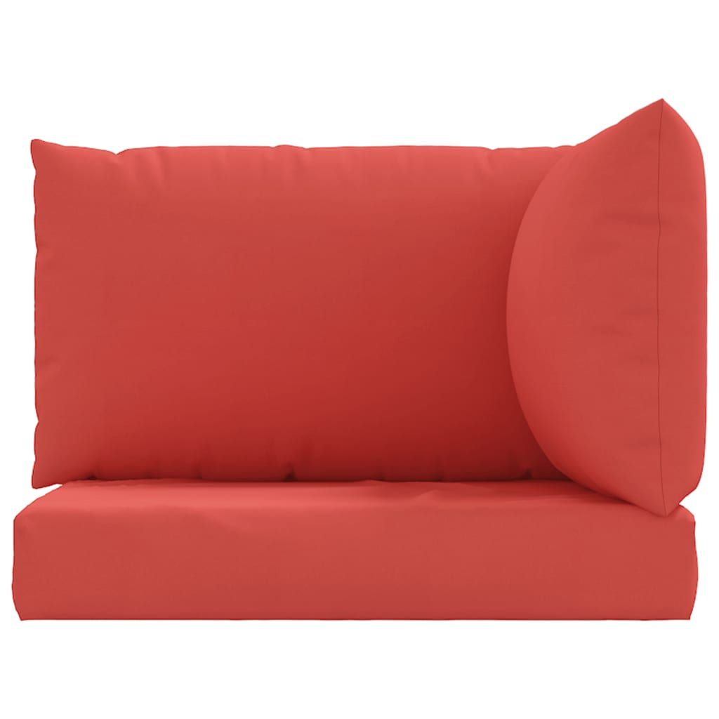 Pallet Cushions 3 pcs Red Oxford Fabric