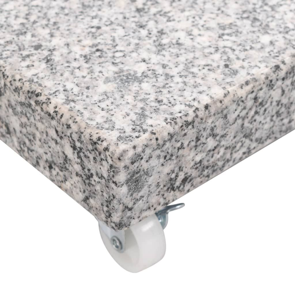 Parasol Base Granite 66.1 lb Square Gray