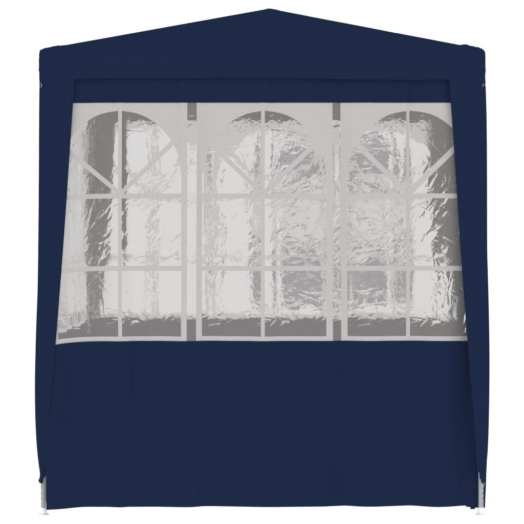 Party Tent Blue 100% polyethylene, steel 6.6x6.6 Feet