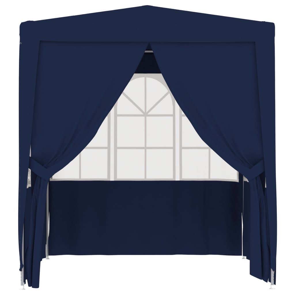Party Tent Blue 100% polyethylene, steel 6.6x6.6 Feet