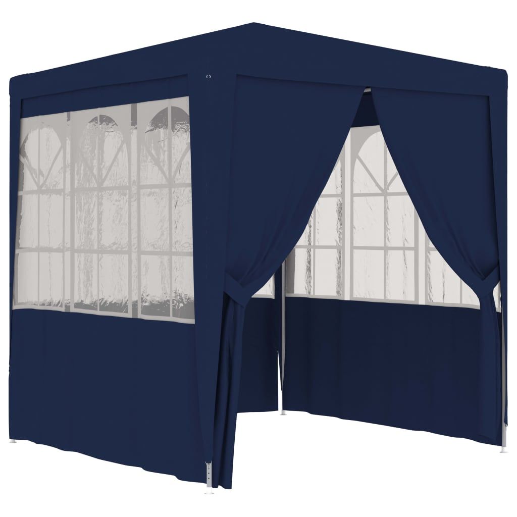 Party Tent Blue Polyethylene 8.2 x 8.2 feet Foldable Party Tent