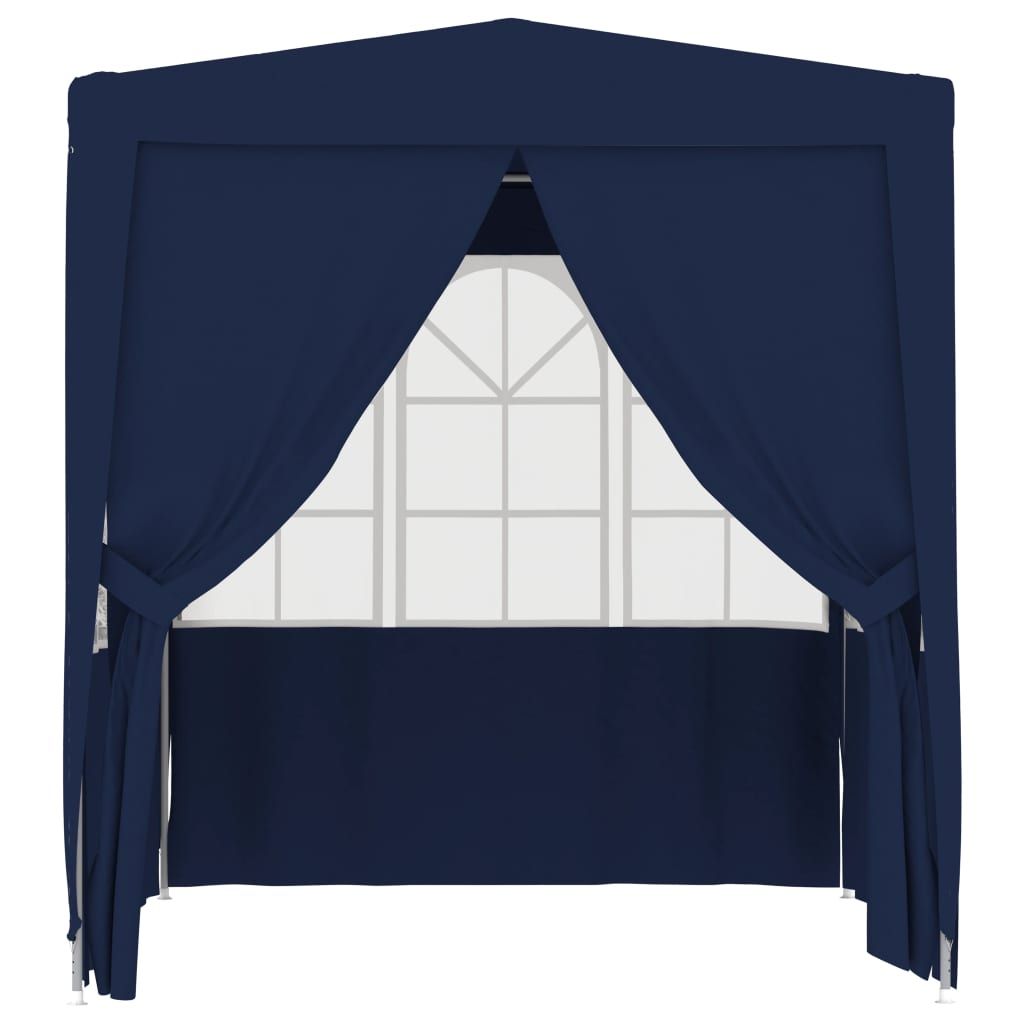 Party Tent Blue Polyethylene 8.2 x 8.2 feet Foldable Party Tent