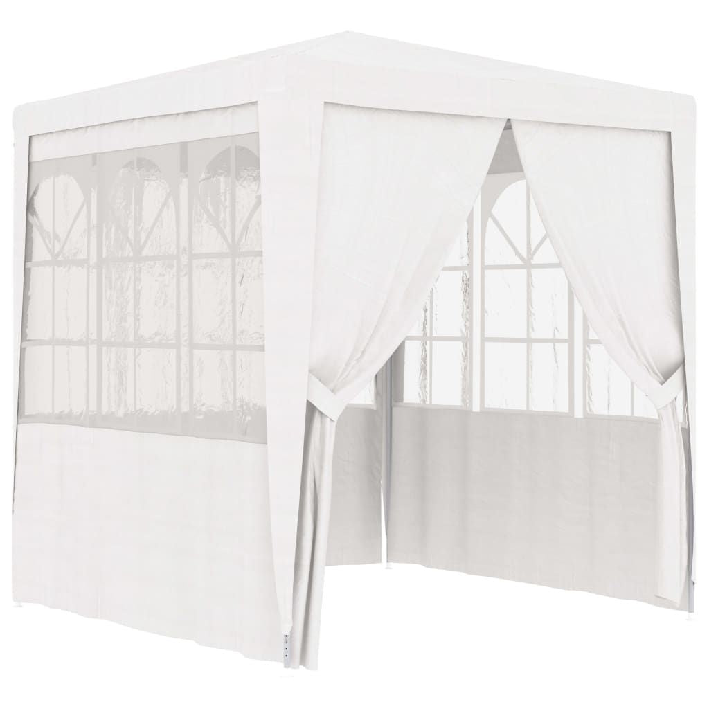 Party Tent White Polyethylene 6.6 x 6.6 ft Water-resistant