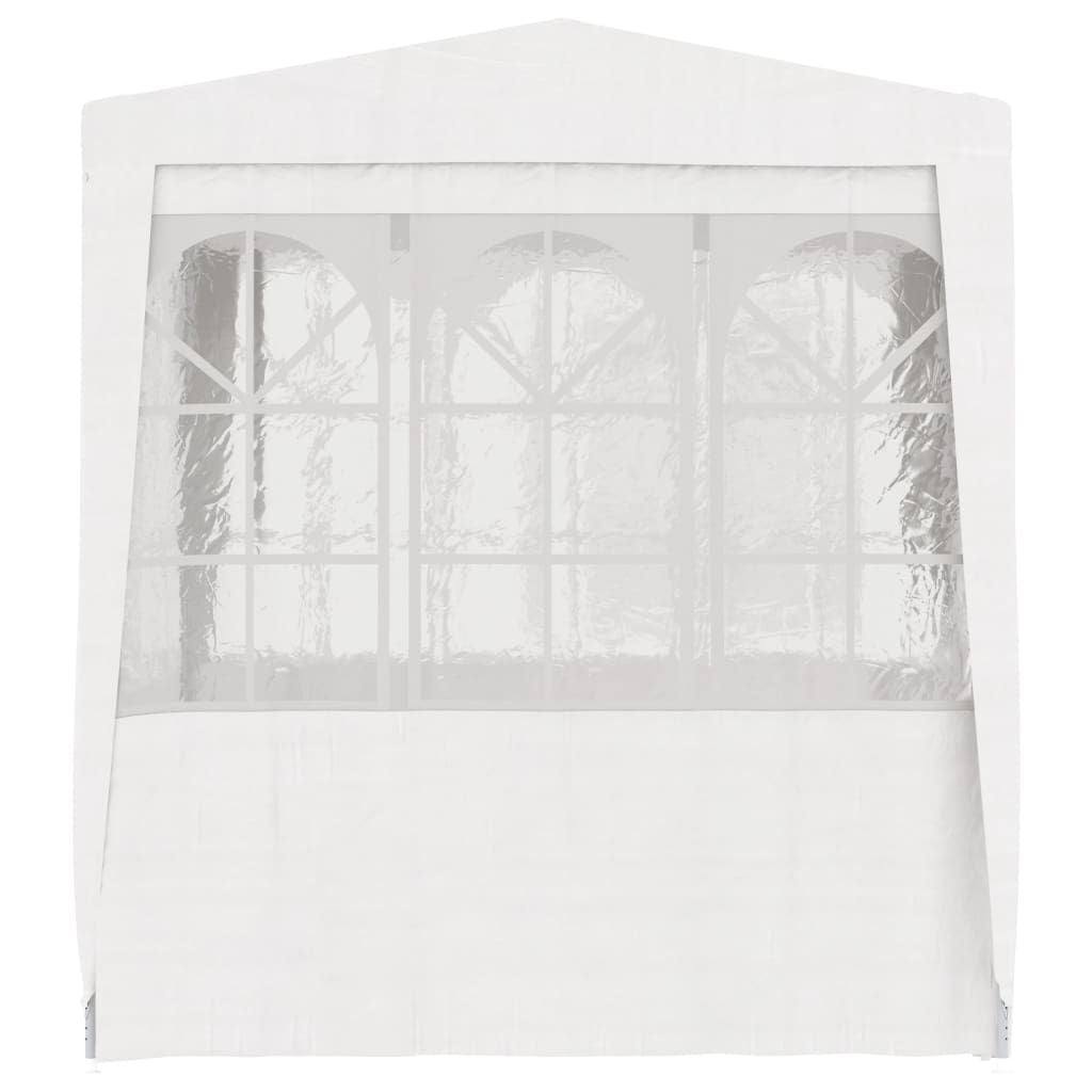Party Tent White Polyethylene 6.6 x 6.6 ft Water-resistant