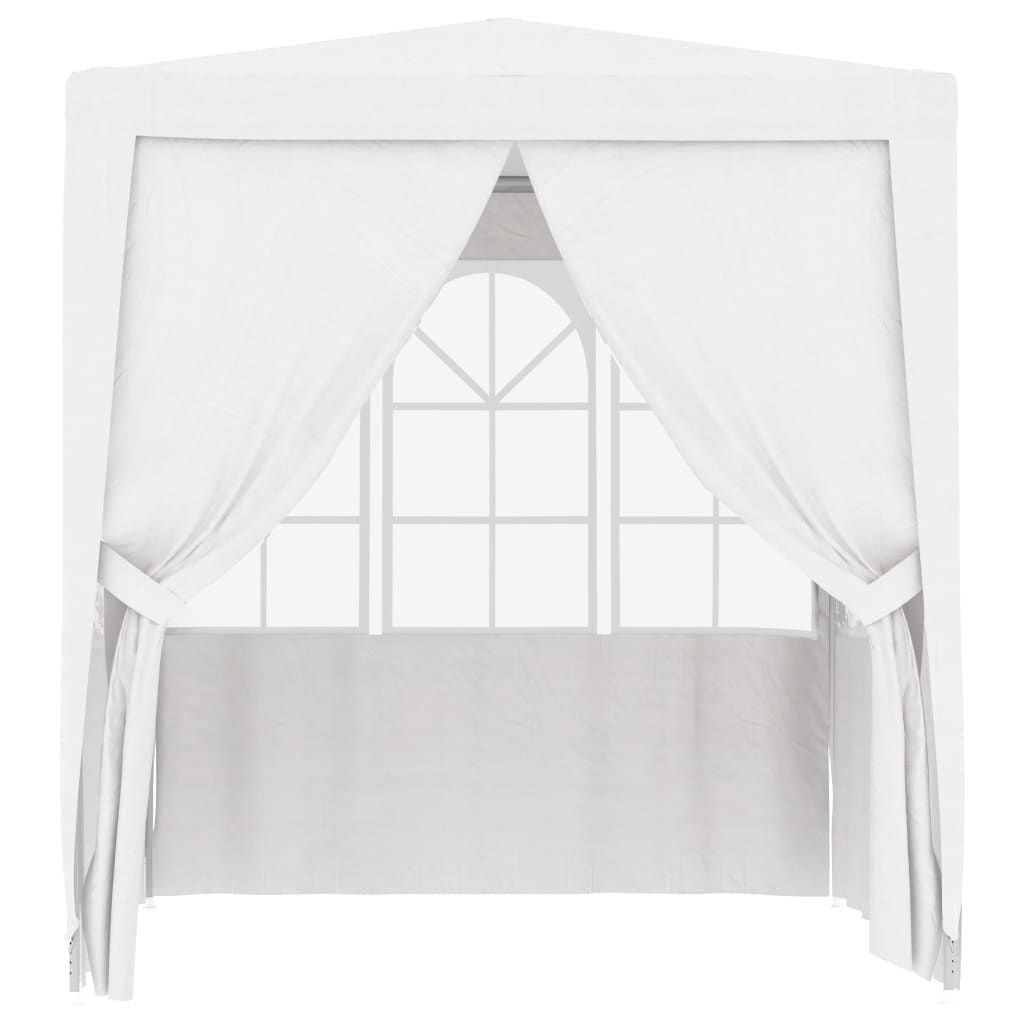 Party Tent White Polyethylene 6.6 x 6.6 ft Water-resistant
