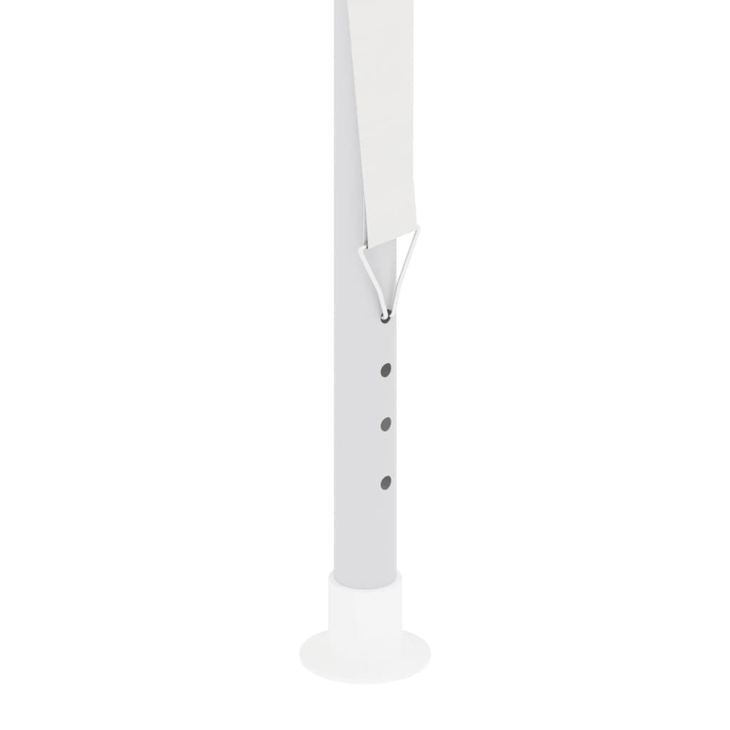 Party Tent White Polyethylene, Iron 13.1 x 19.7 ft Durable