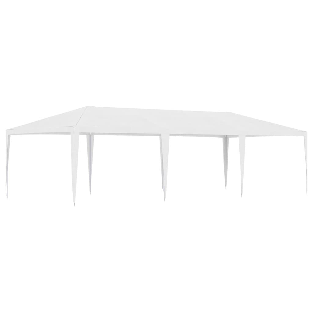 Party Tent White Polyethylene roof, Iron frame Large Durable