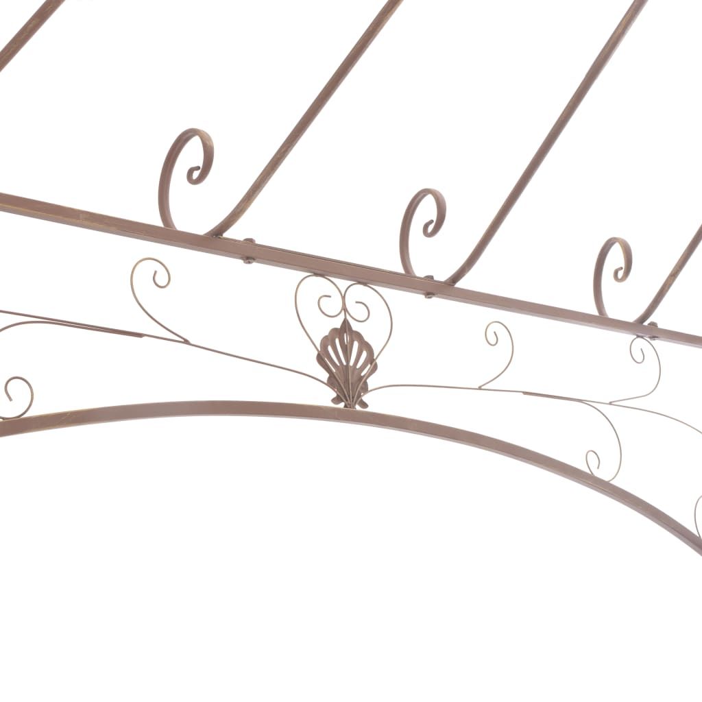 Pavilion Antique Brown Wrought Iron Large Ornaments Pavilion