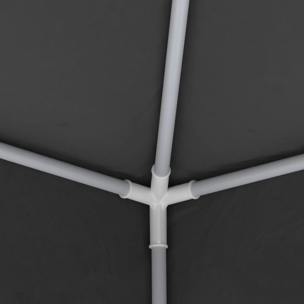 Professional Party Tent with Side Walls 13.1'x13.1'Anthracite 0.3 oz/ft²