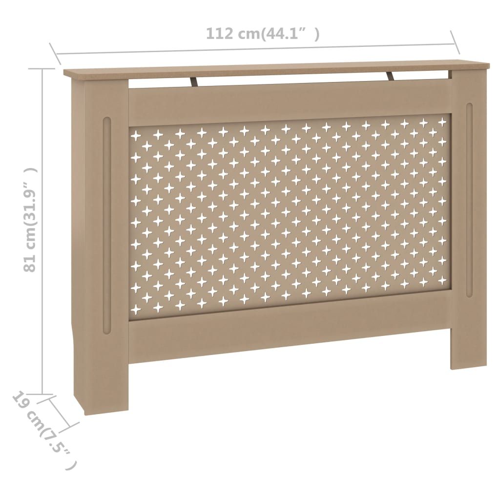 Radiator Cover 44.1"x7.5"x32.1" MDF