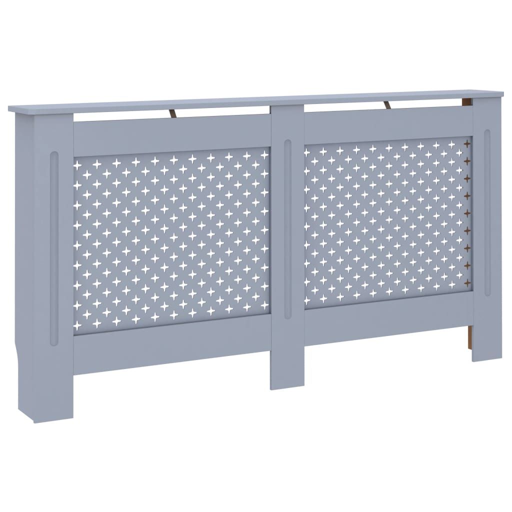 Radiator Cover Anthracite 59.8"x7.5"x32.1" MDF