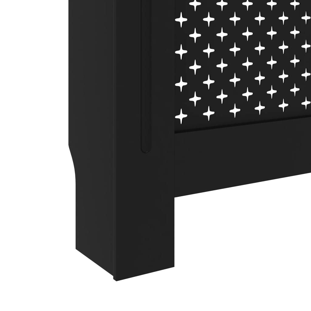 Radiator Cover Black 44.1"x7.5"x32.1" MDF
