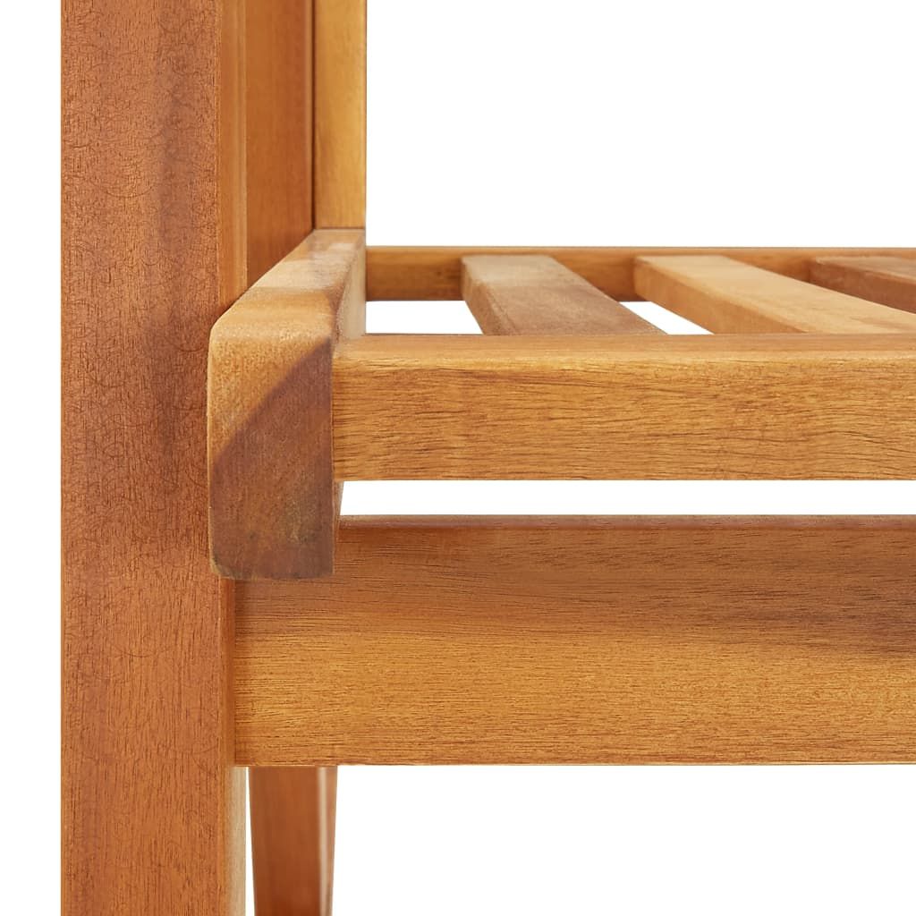 Rocking Chair Brown Solid Acacia Wood Large Durable