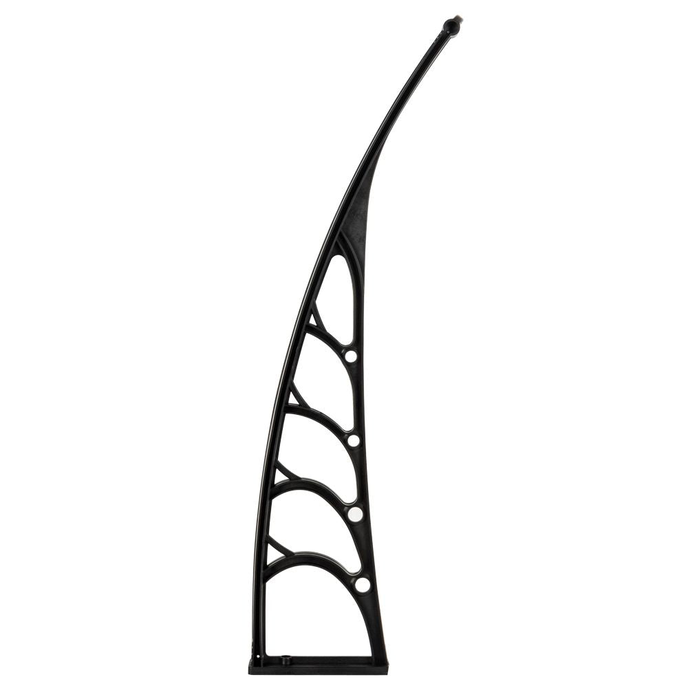 [Same Code: 77737681]HT-200 x 100 Household Application Door & Window Rain Cover Eaves Black Holder