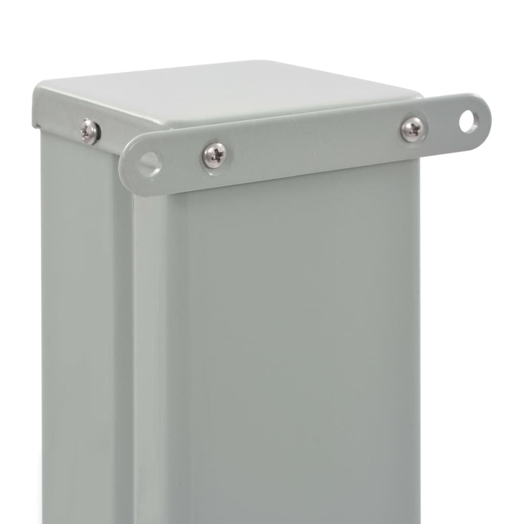 Side Awning Blue Polyester 39.4 x 118.1 in Retractable