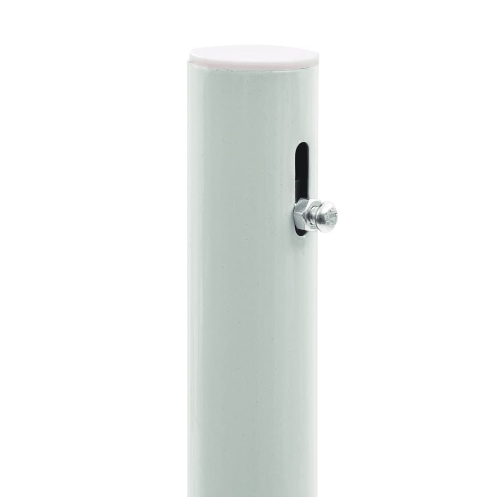 Side Awning Green grey, blue Steel, 100% polyester with PU coating