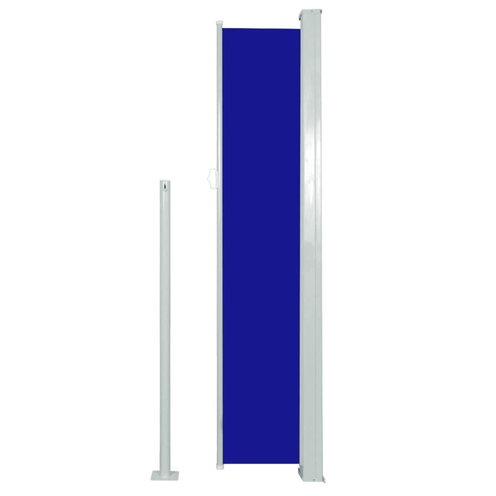 Side Awning Green grey, blue Steel, 100% polyester with PU coating