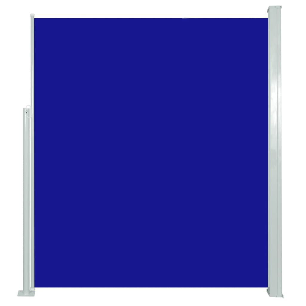 Side Awning Green grey, blue Steel, 100% polyester with PU coating