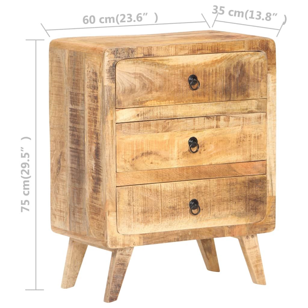 Sideboard Natural Mango Wood Rough Mango Wood