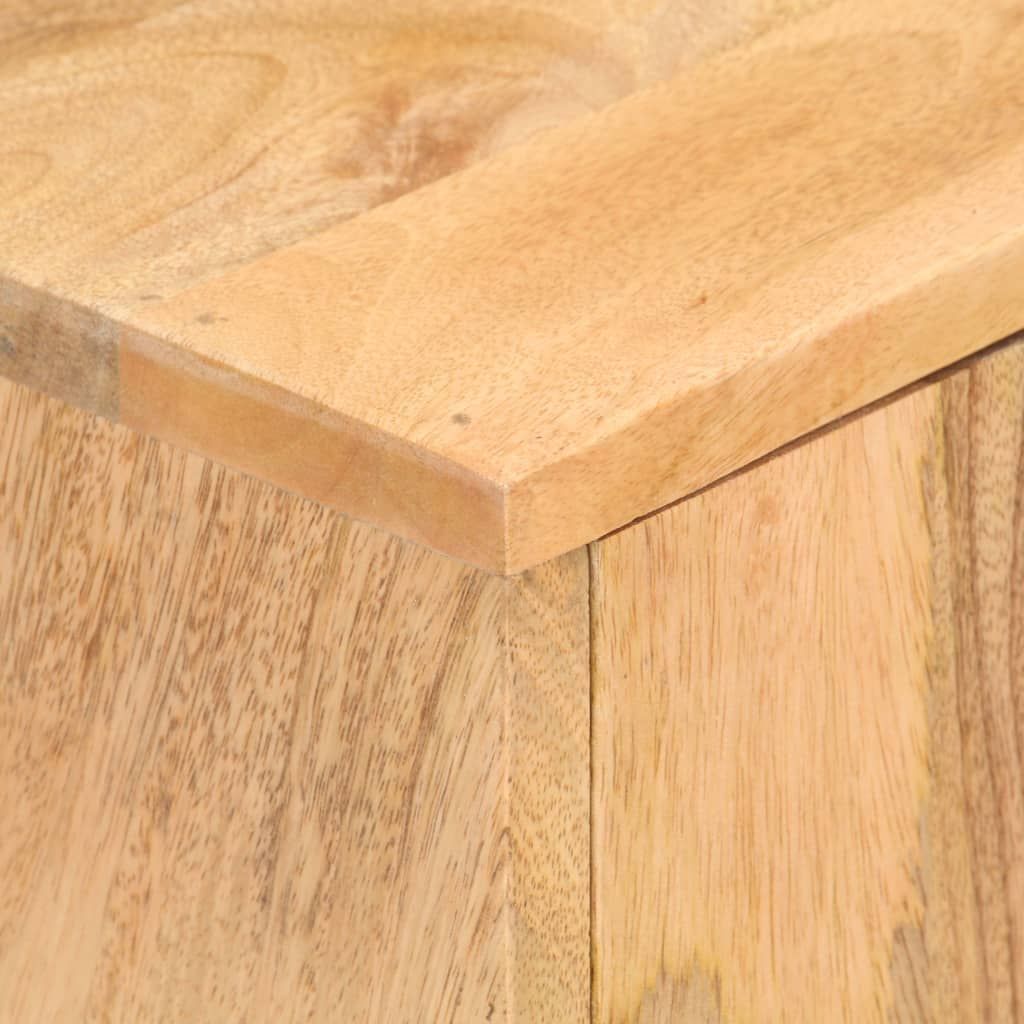 Sideboard Natural Timber Solid Mango Wood Sideboard Rectangular