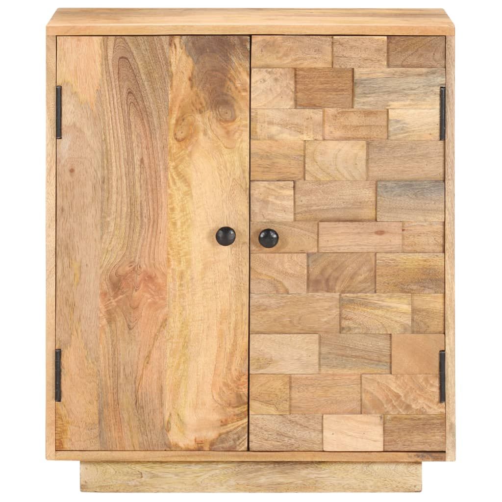 Sideboard Natural Timber Solid Mango Wood Sideboard Rectangular