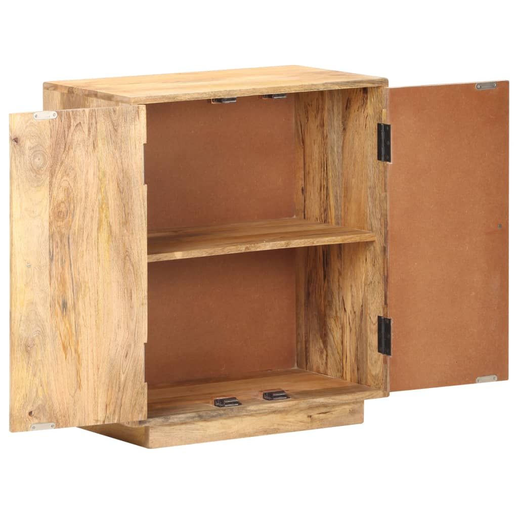 Sideboard Natural Timber Solid Mango Wood Sideboard Rectangular