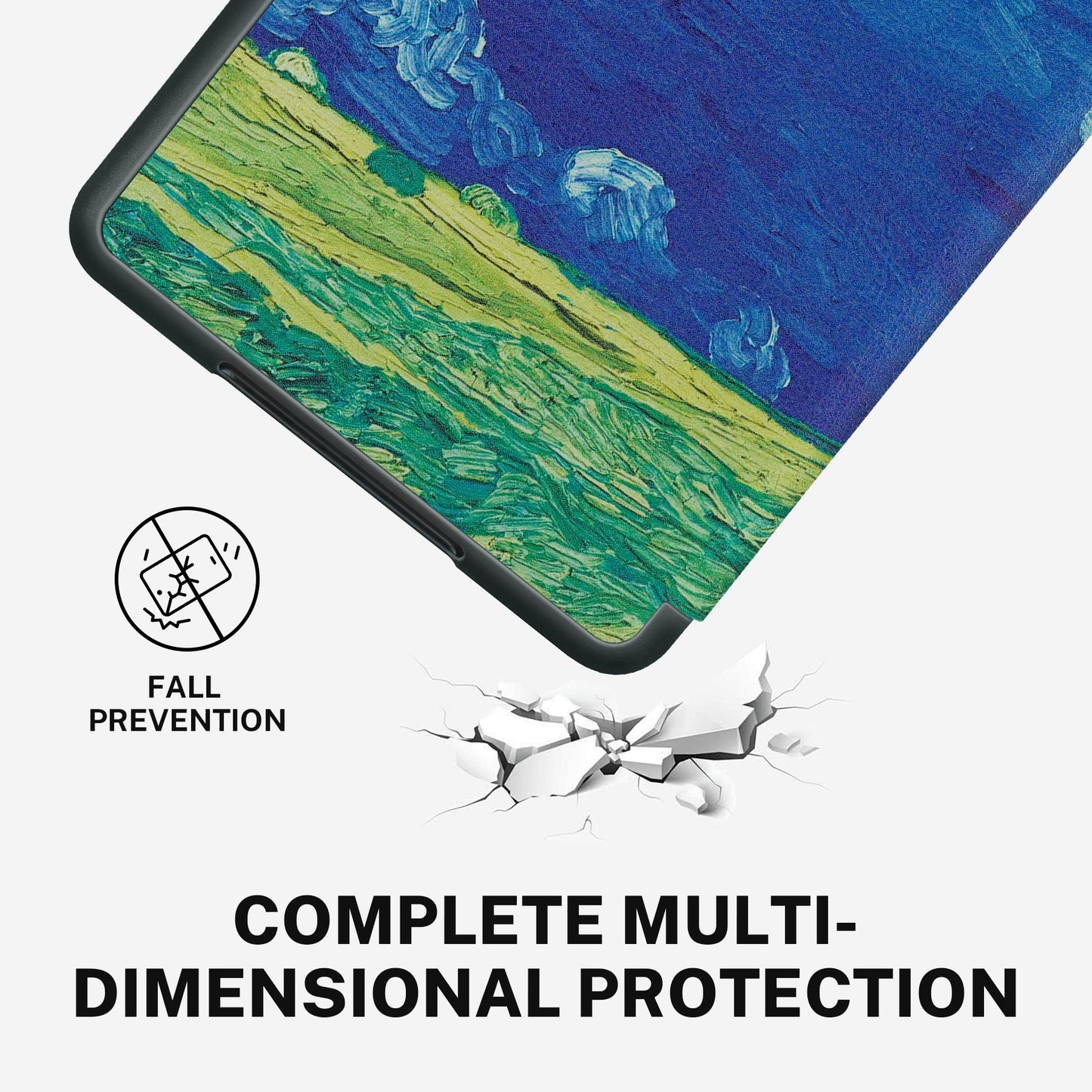 Smart Case for 7 Inch Kindle Paperwhite 12th Ereader(2024 Release) and Colorsoft Signature Edition, Includes a Screen Protector, 7" Lightweight PU Leather Protective Cover with Auto Sleep/Wake