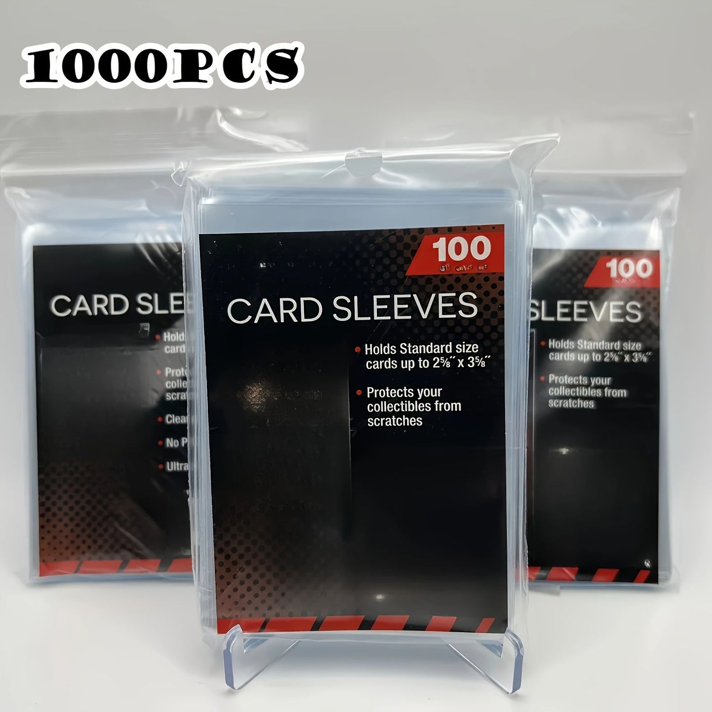 Soft Sleeves 1000 Pack for Standard Sized Cards