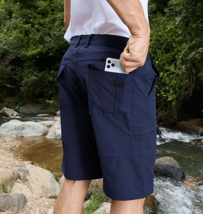Summer cool ice silk, versatile loose wide leg pants, trendy casual shorts