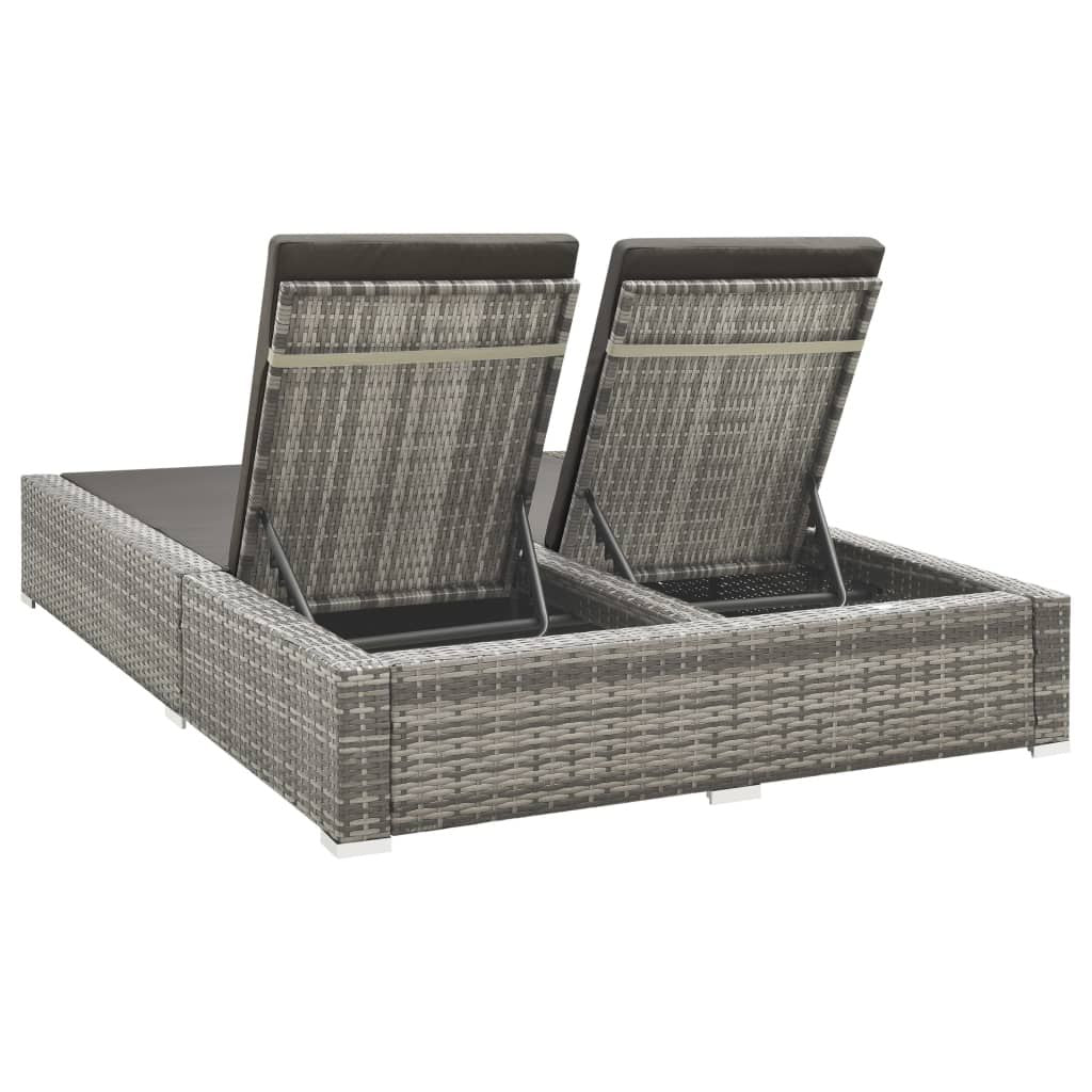 Sun Lounger Grey