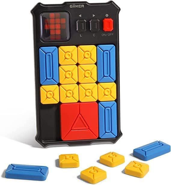 Super Slide Puzzle Games, Original 500+ Challenges Brain Teaser Puzzle, Toys for Kids Teens, Travel Games Birthday Stocking Stuffers for Boys Girls, Activities for Road Trips