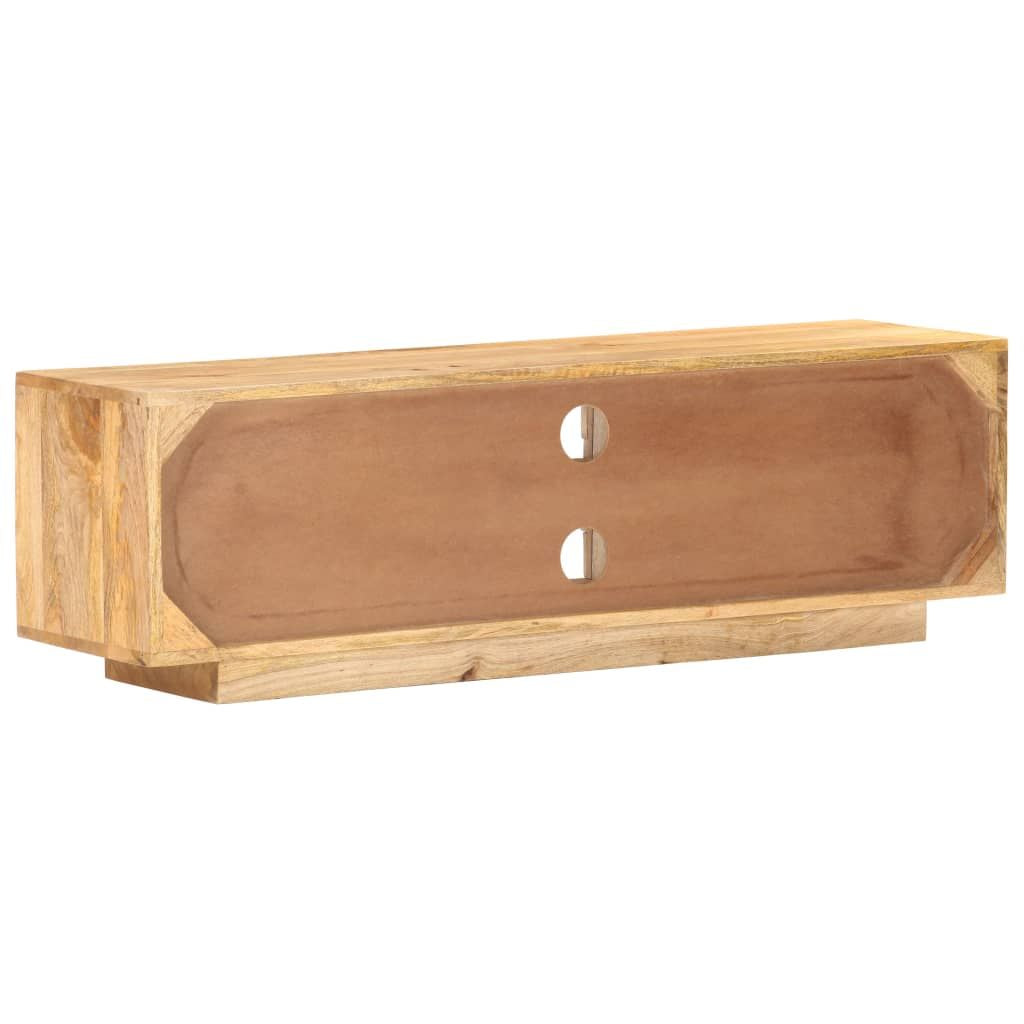 TV Cabinet Natural Mango Solid Mango Wood 45.7 x 11.8 x 13.8 in