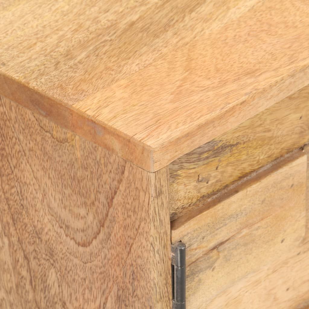 TV Cabinet Natural Mango Solid Mango Wood 45.7 x 11.8 x 13.8 in