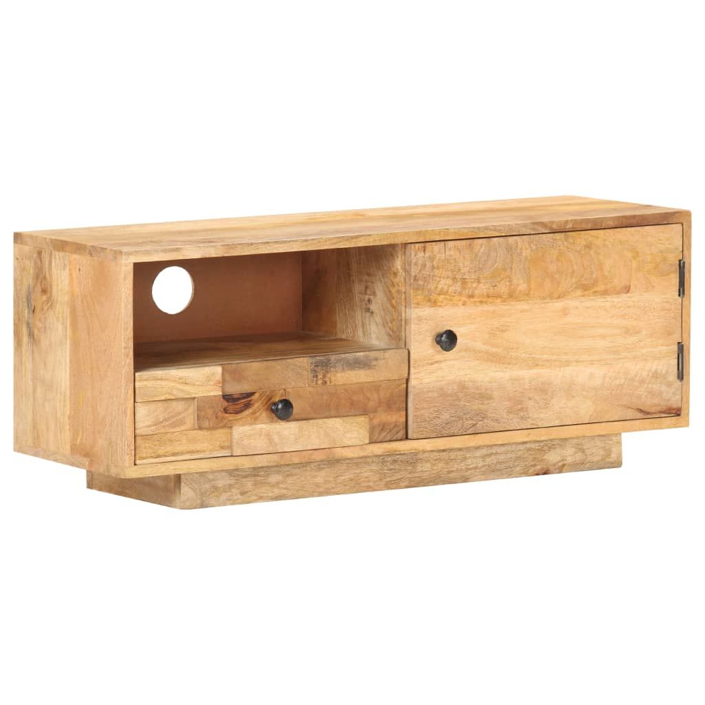 TV Cabinet Natural mango wood Solid mango wood Medium TV Cabinet