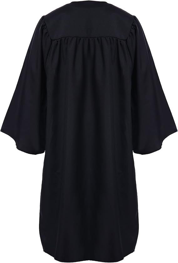 Unisex Adult Matte Graduation Cap and Gown Tassel Set