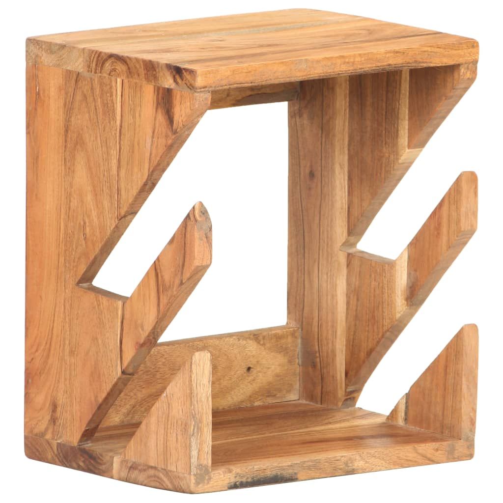 Wall Mounted Skateboard Holder 9.8"x7.9"x11.8" Solid Acacia Wood