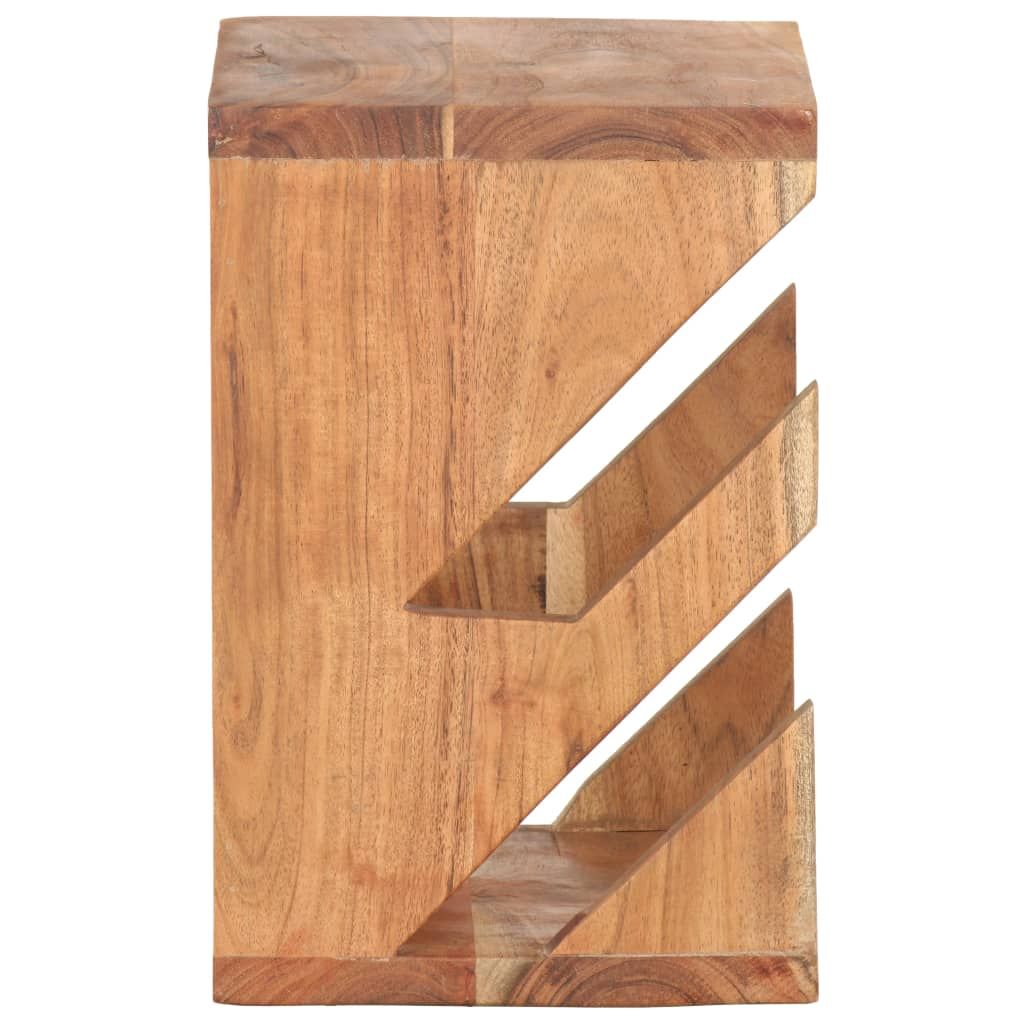 Wall Mounted Skateboard Holder 9.8"x7.9"x11.8" Solid Acacia Wood