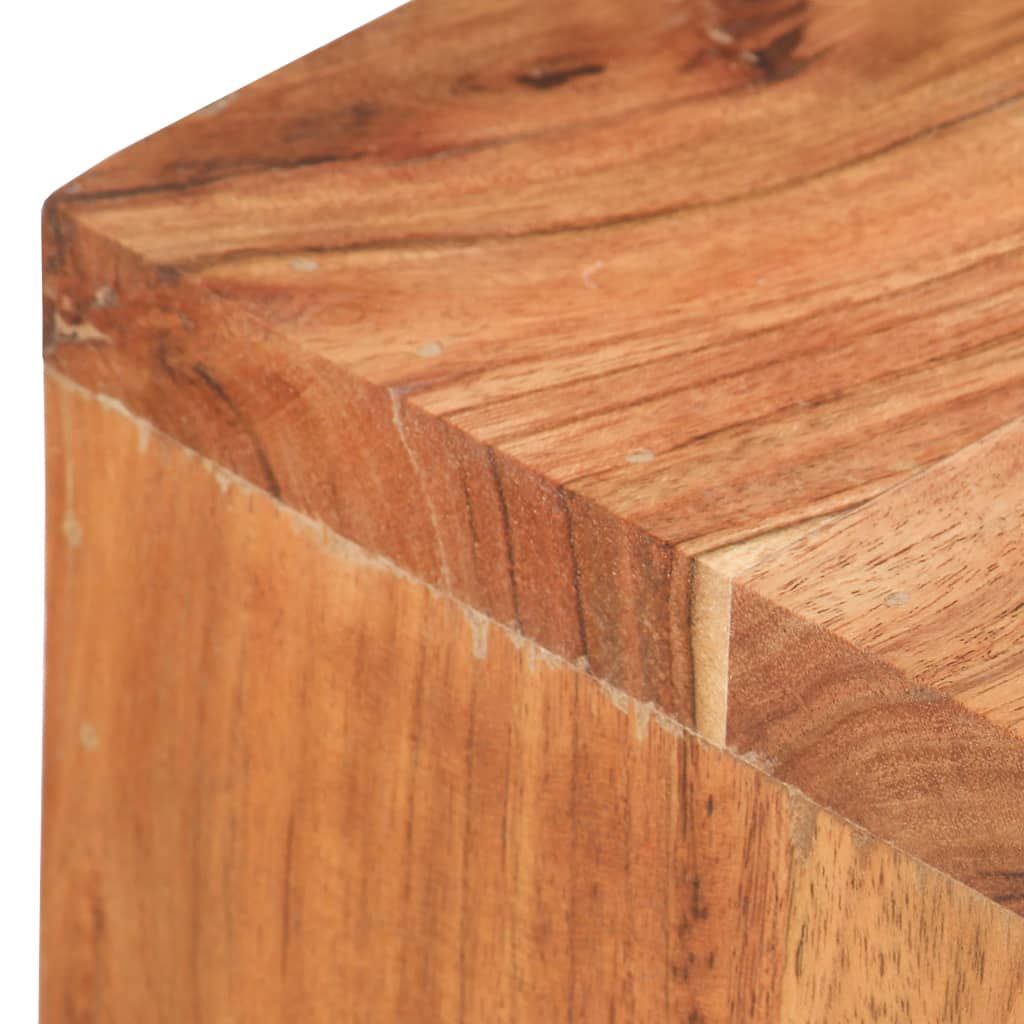 Wall Mounted Skateboard Holder 9.8"x7.9"x11.8" Solid Acacia Wood